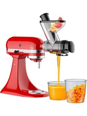 Masticating Juicer Attachment for KitchenAid Mixer - Fresh Juice & Easy Use